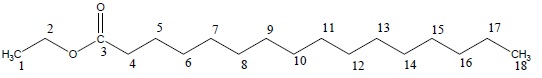 Ethyl palmitate/Palmitic acid, ethyl ester/Hexadecanoic acid, ethyl ester (a fatty acid ester)
