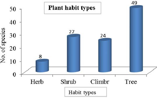 Plant habit diversity of wild edible fruits in Mulshi region